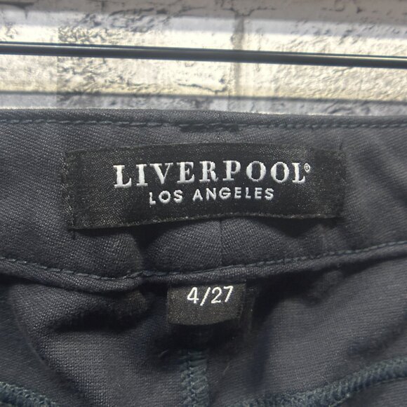 EUC Liverpool Black High Rise Ankle Skinny Trouser Pants Women's Size 4/27 - Picture 11 of 16